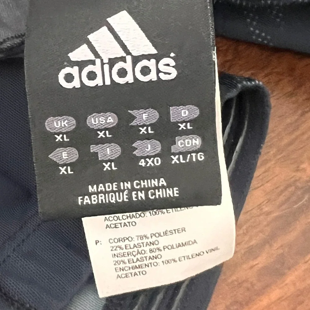adidas Men's XL Climacool Padded Compression Short GFX, Navy